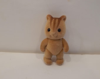 Calico Critters Hazelnut Chipmunk Family Baby Luke Standing Baby NO CLOTHING