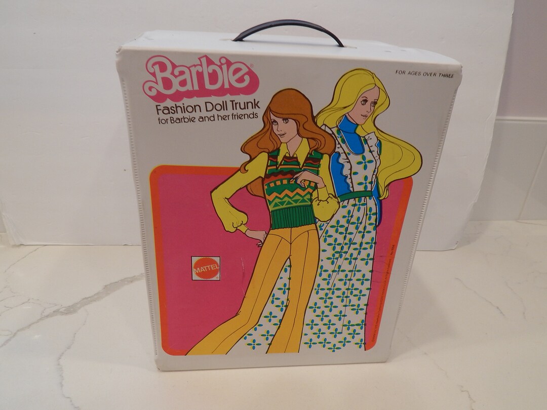 Vintage Barbie Fashion Doll Trunk No. 1004 for 2 Dolls Mattel Etsy