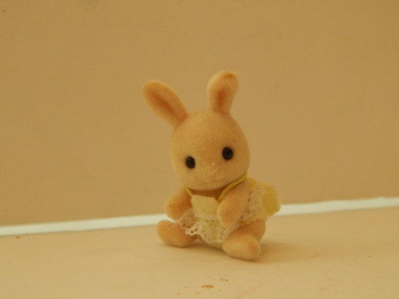 Vintage Calico Critters Sylvanian Sweet Pea Rabbit Family - Etsy