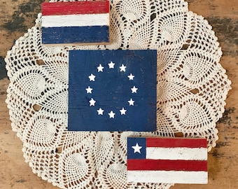 4th of July decor, 4th of July decor, tiered tray decor, patriotic decor