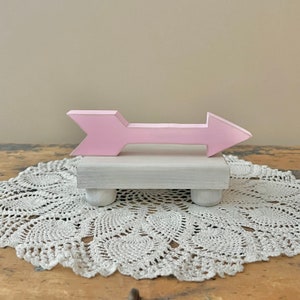 Wooden arrow, heart decor, Valentine’s decor, valentines tiered tray, wood arrow