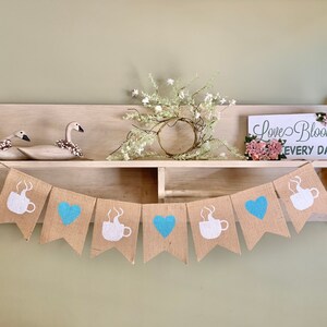 Coffee cup banner, coffee bar banner