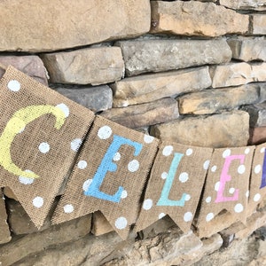 Celebrate Banner, Party Decor, Birthday Banner, Graduation Banner - Etsy