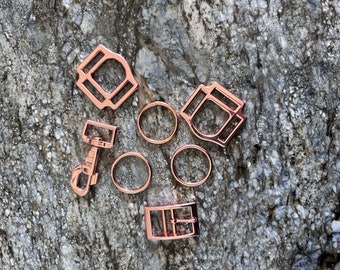 Horse Halter Hardware: Rose Gold