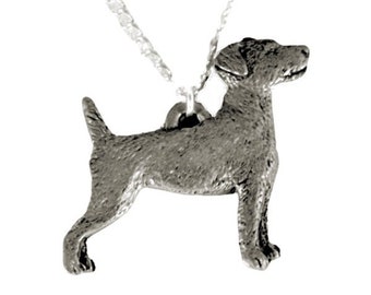 Jack Russell Dog Necklace, Cute dog pendant necklace, detailed pendant necklace, simple elegant 1540