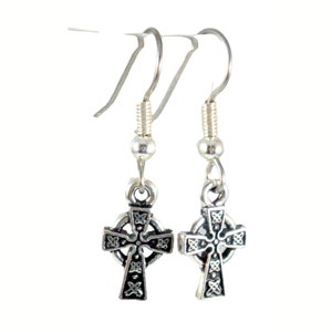 Tiny St Brigid Cross Earrings 1683