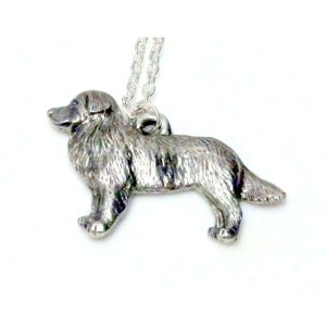 Border Collie Necklace, minimalist, dog owner, pet lover gift necklace, unique dog breed pendant pendant gift necklace 1531