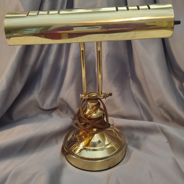 Art Deco Bankers Adjustable Desk Lamp