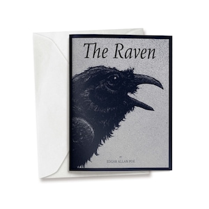 El cuervo, de Edgar Allan Poe: libro de regalo en miniatura ilustrado por Larry Vienneau,