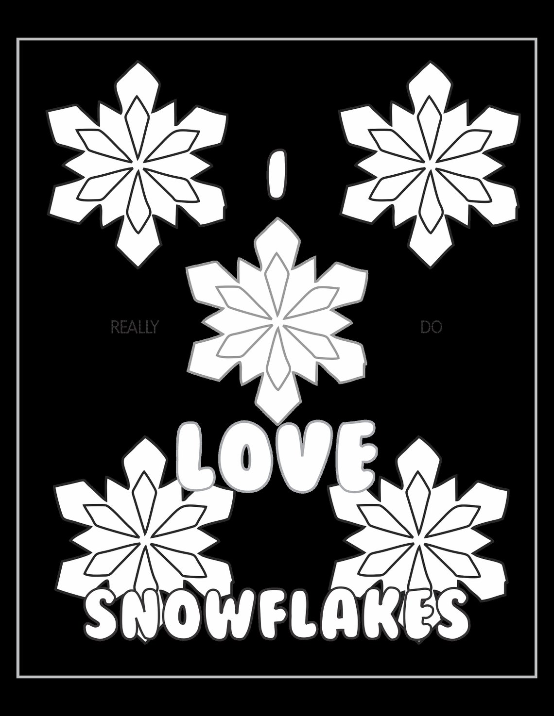 5 Easy to trace Color and Print Sheets Etsy