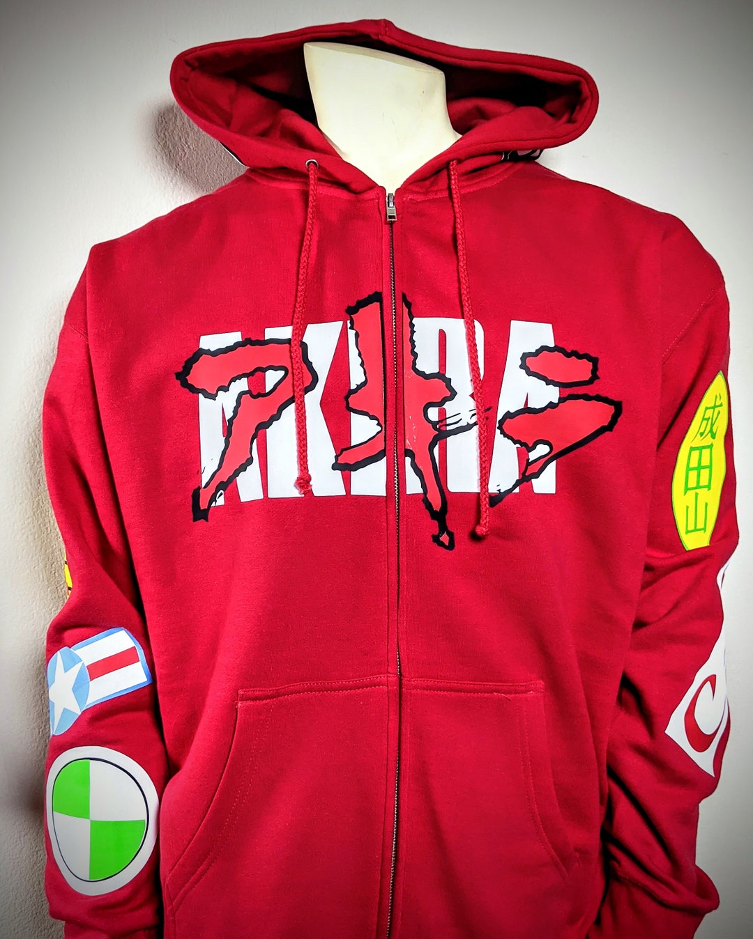 Akira Tribute Zip-up Hoodie - Etsy