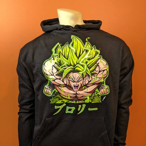 dragon ball z broly hoodie
