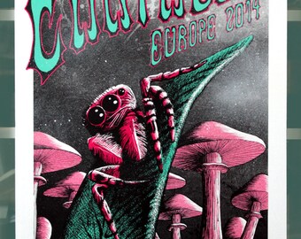 Earthless Europe 2014 tour poster