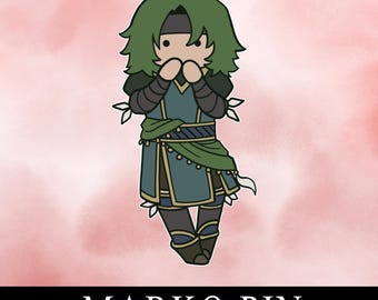 Marko Pin: Little Wizard Acrylic Pin (2")