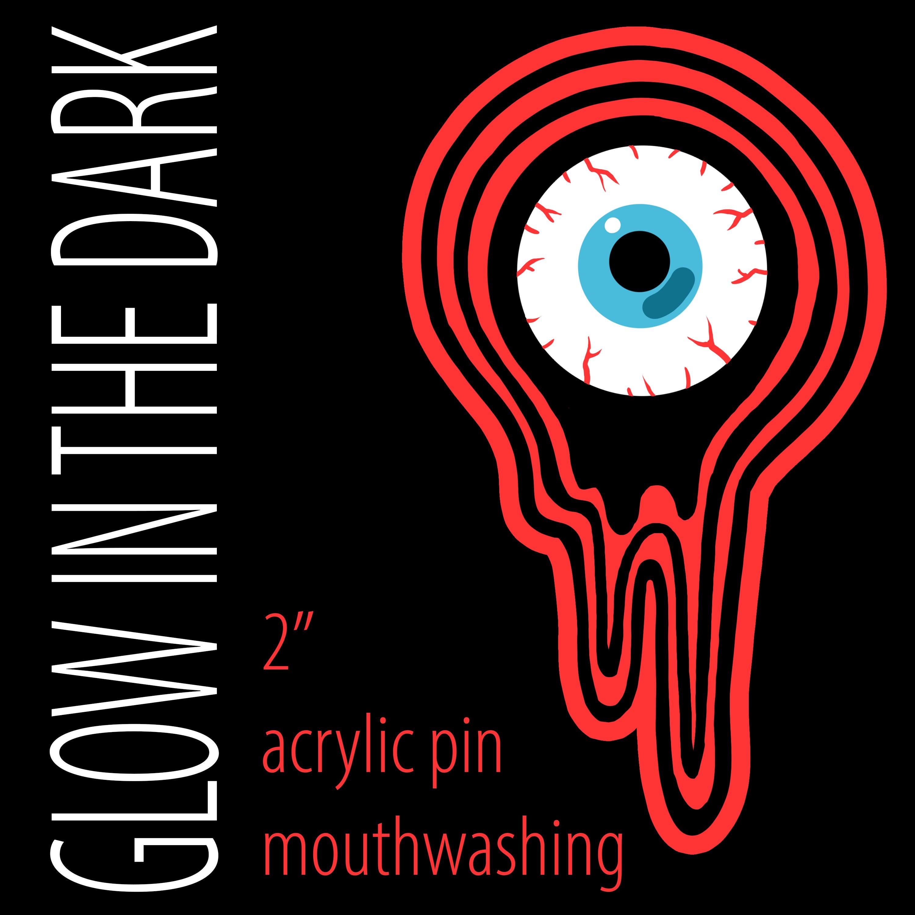 Mouthwashing Glow in the Dark Pin - Etsy