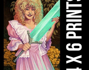 Dolly Parton Moonlight Greatsword PRINT