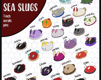 Sea Slug Acrylic Pins [FIRE EMBLEM]