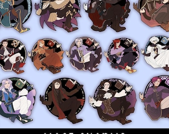 Mage Charms: 3-Inch Pin-Board Collection Charms