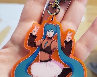 Worm on a String Hatsune Miku Charm