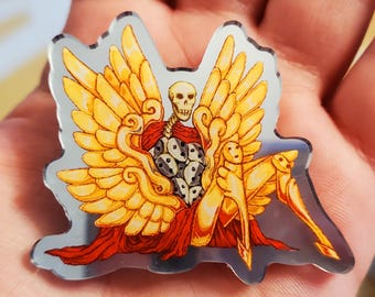 Masquerade Creature Mirror Pin