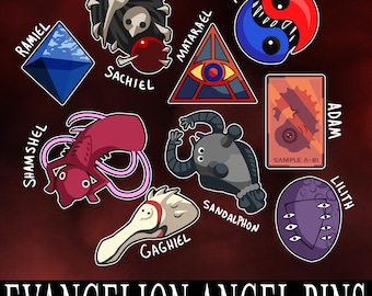 Evangelion Angel Pins