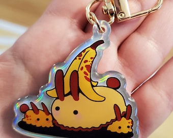 Banana Sea Slug Charm