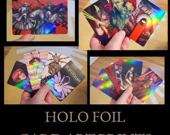 Holographic Art Cards (12 Options)