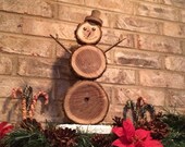 Log Snowman