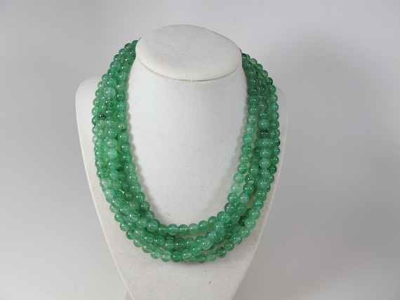 Forest green best sale necklace