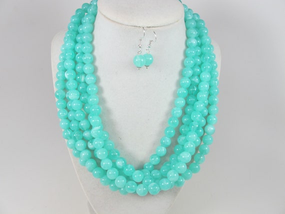 Multi Mint Beaded Necklace Multi Mint Beaded Necklace