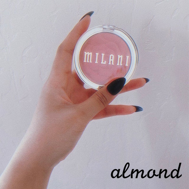 Matte Black Pointed or Almond Nails - Etsy