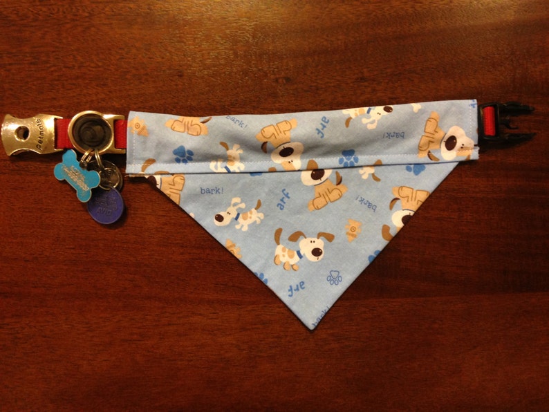 Over the Collar Dog Bandana/dog Bandana Collar/ Cute Dog Etsy