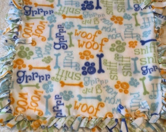 Fleece Dog Blanket/Dog Blanket for Couch/Dog Blanket for Car/Dog Fleece Blanket/Dog Travel Blanket/Gift for Dog Lovers