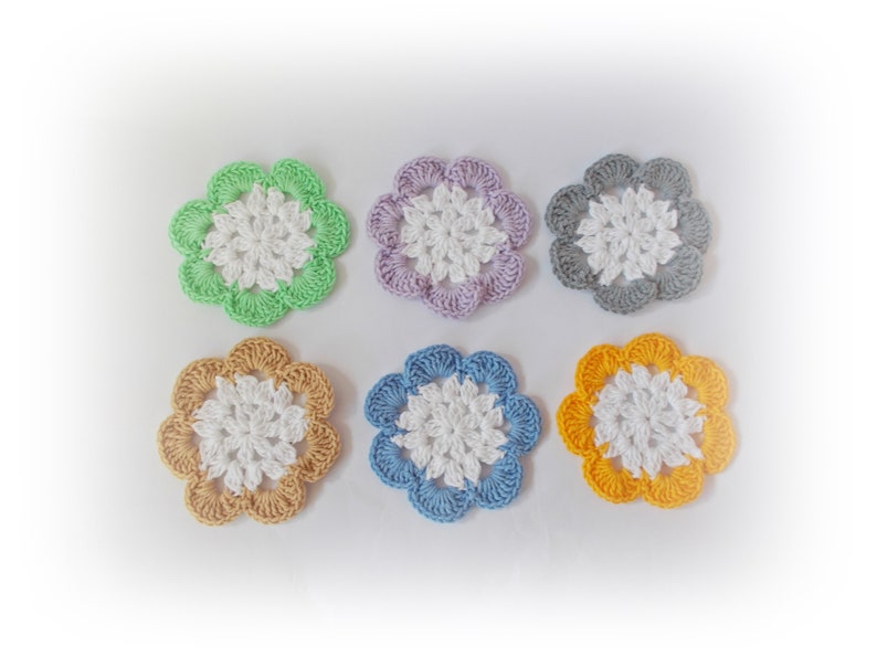 Crochet coaster home decor