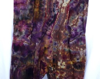 Ice Tie Dye Women's Romper Jumper Jumpsuit Capri Pants Overall Super Cute and Comfy, (Made to order)