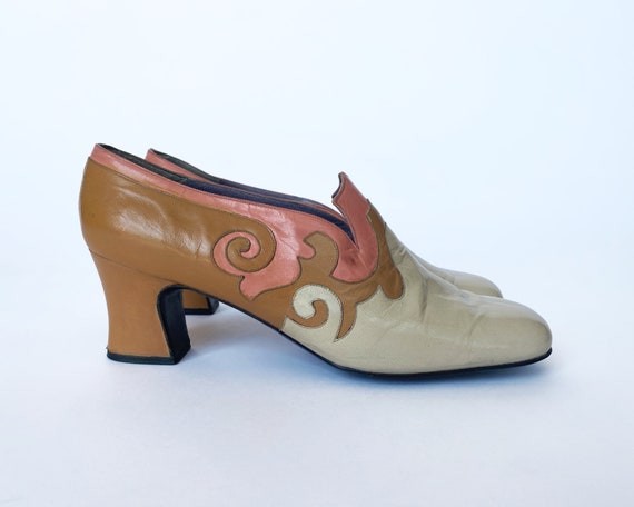 1960s Authentic JERRY EDOUARD Mod Loafer Pumps - m