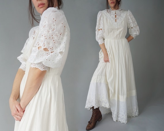 1970s Gunne Sax Dress | Prairie Revival Bohemian D