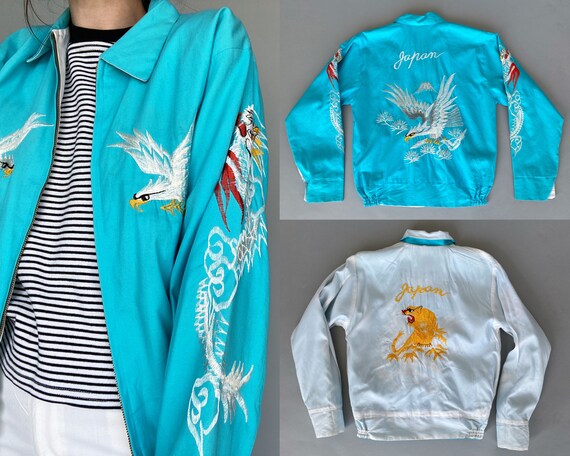 Authentic 1960s Sukajan Jacket RARE Japan Souvenir