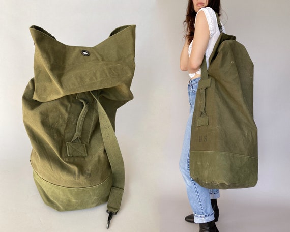 1960s Vietnam Era Army Duffel Bag