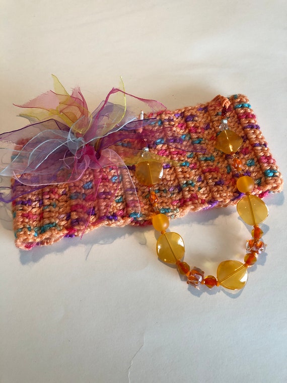 Over the Moon Beaded Headband or Necklace With Matching 