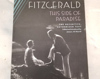 F Scott Fitzgerald This Side of Paradise Soft Cover Book * New