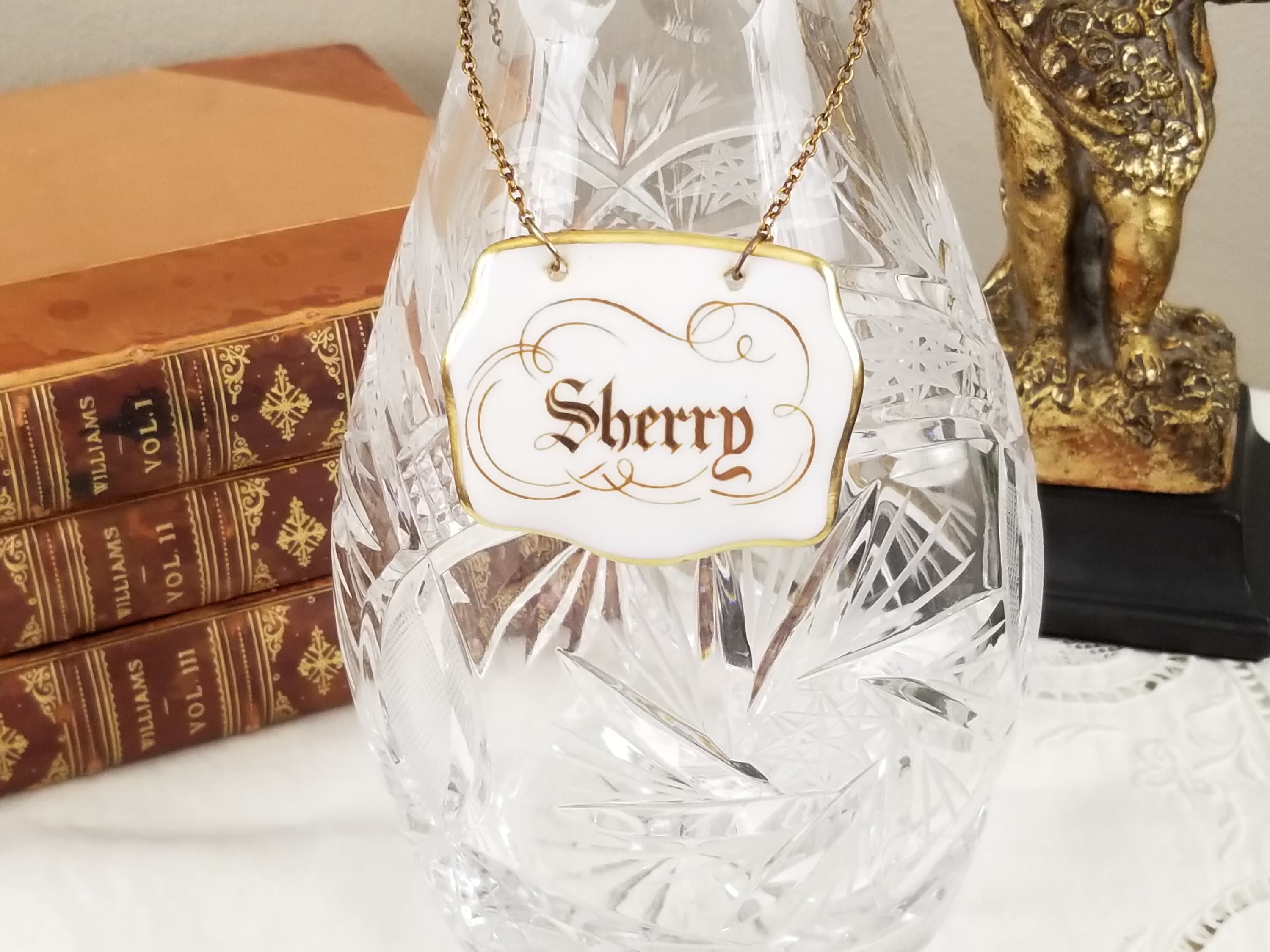 Vintage Sherry Bottle - Etsy