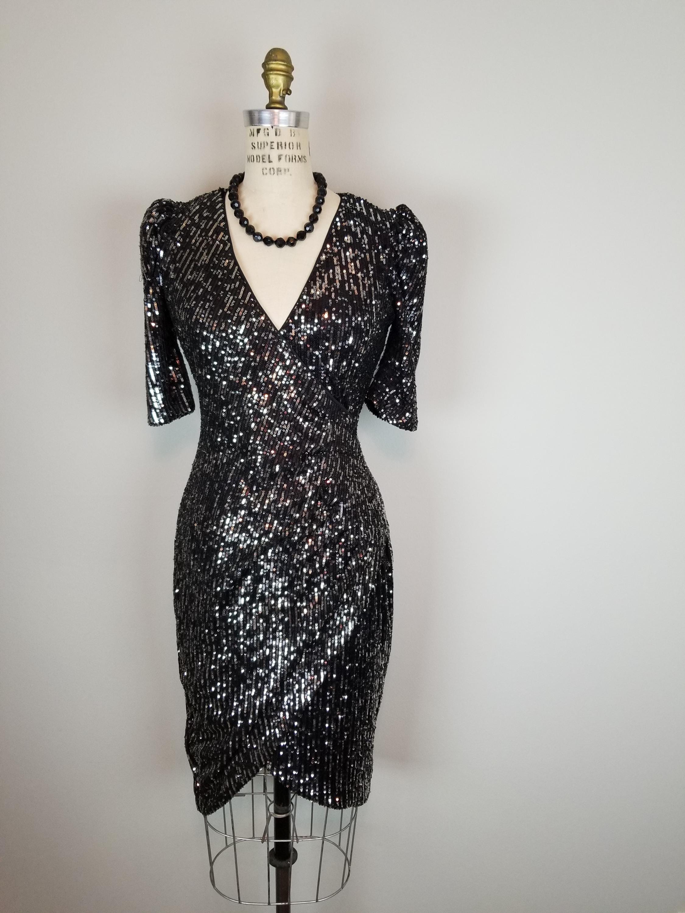 Calvin Klein Black Dress - Etsy