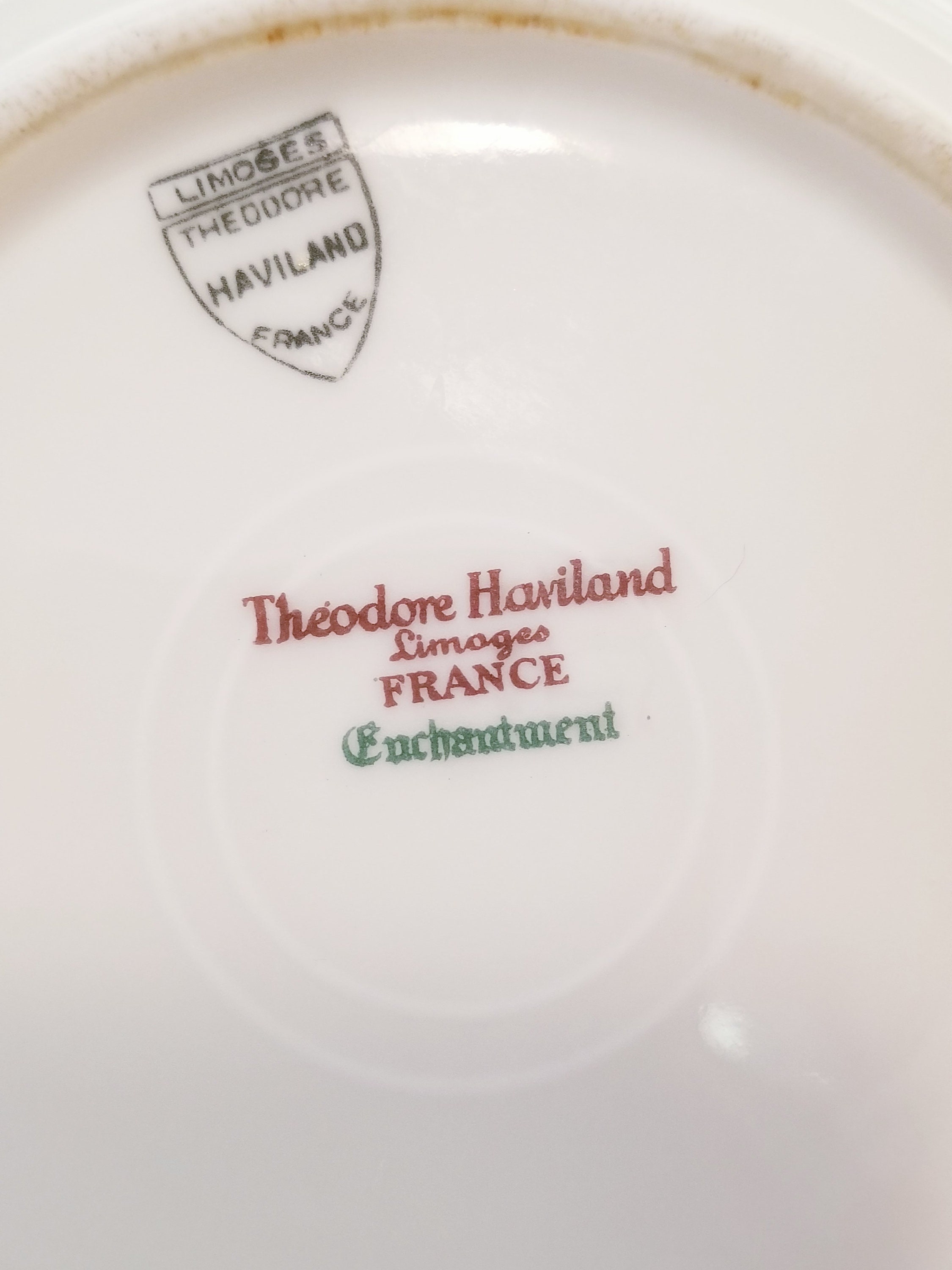 Vintage Theodore Haviland Limoges France ENCHANTMENT Pair of Etsy