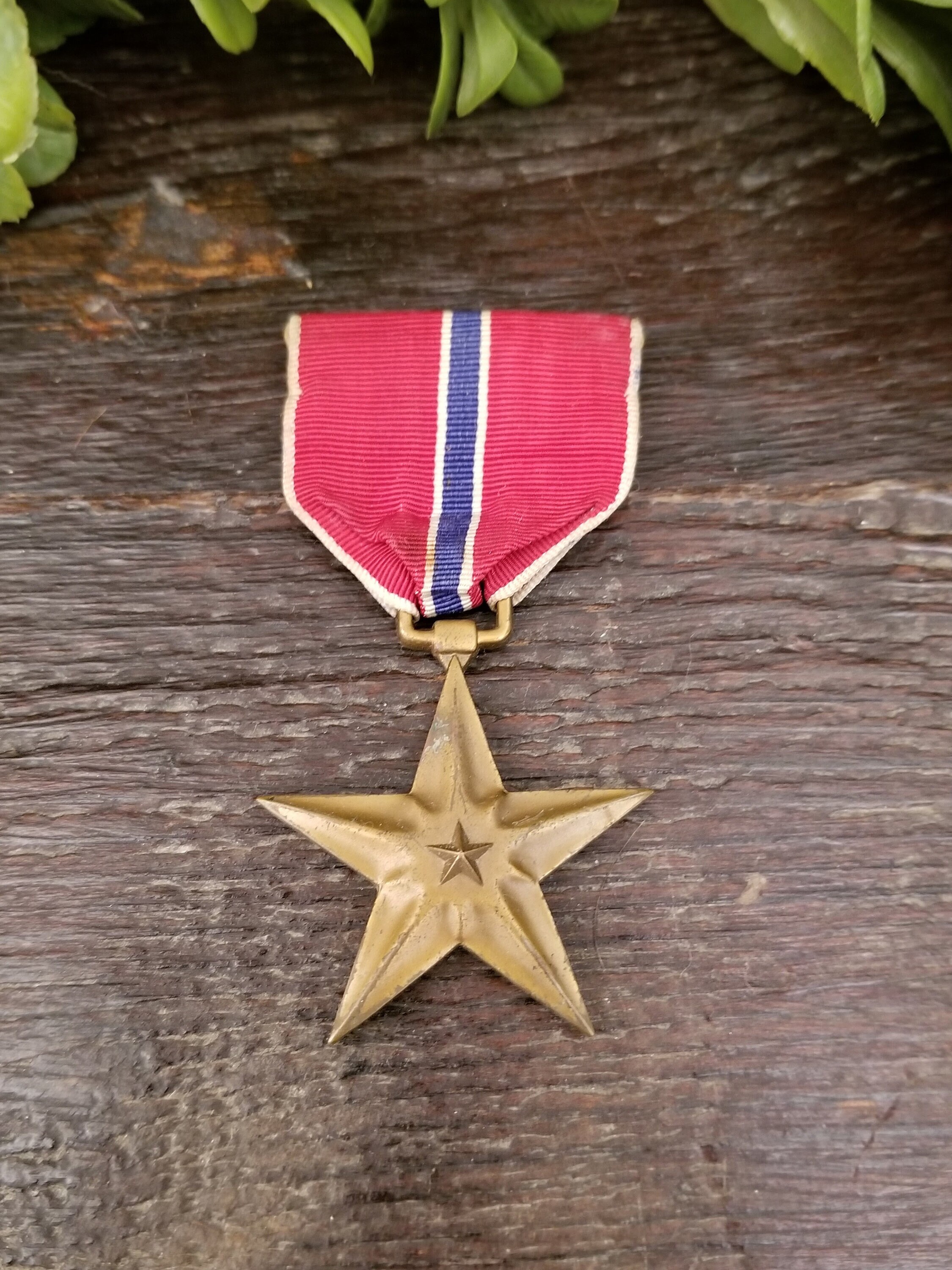ヴィンテージ アメリカ軍 フルサイズ ブロンズスターメダル WW2 時代
