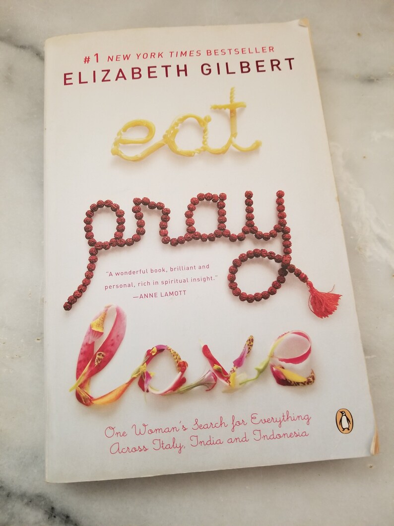 Eat Pray Love by Elizabeth Gilbert Soft Cover Book image 1