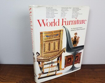 Historia ilustrada del mueble mundial, editada por Helena Hayward, 1977, tapa dura