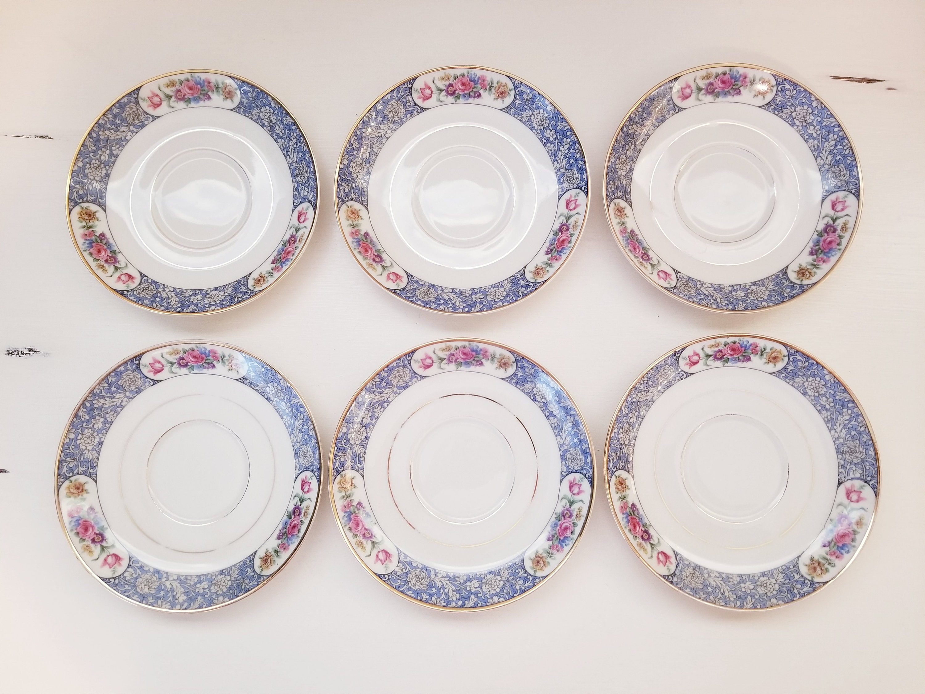 Vintage Theodore Haviland Limoges France ENCHANTMENT Set of 6 Etsy