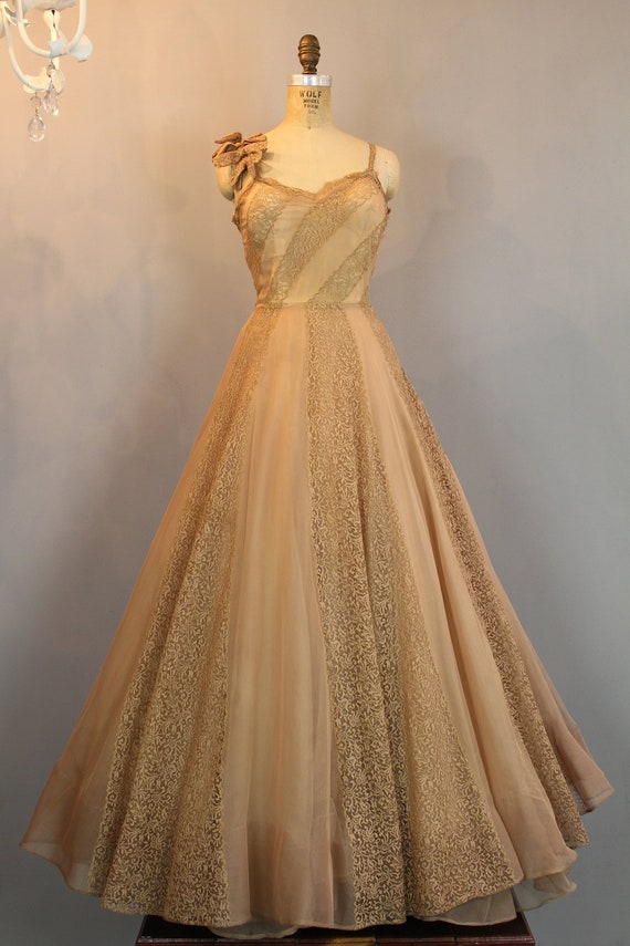 Antique Original Sophie Original Lace Gown by Soph