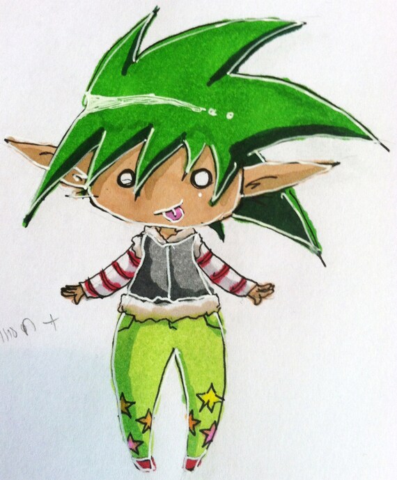Bestellung Benutzerdefinierte Anime Chibi Zeichnungen Gemacht Etsy